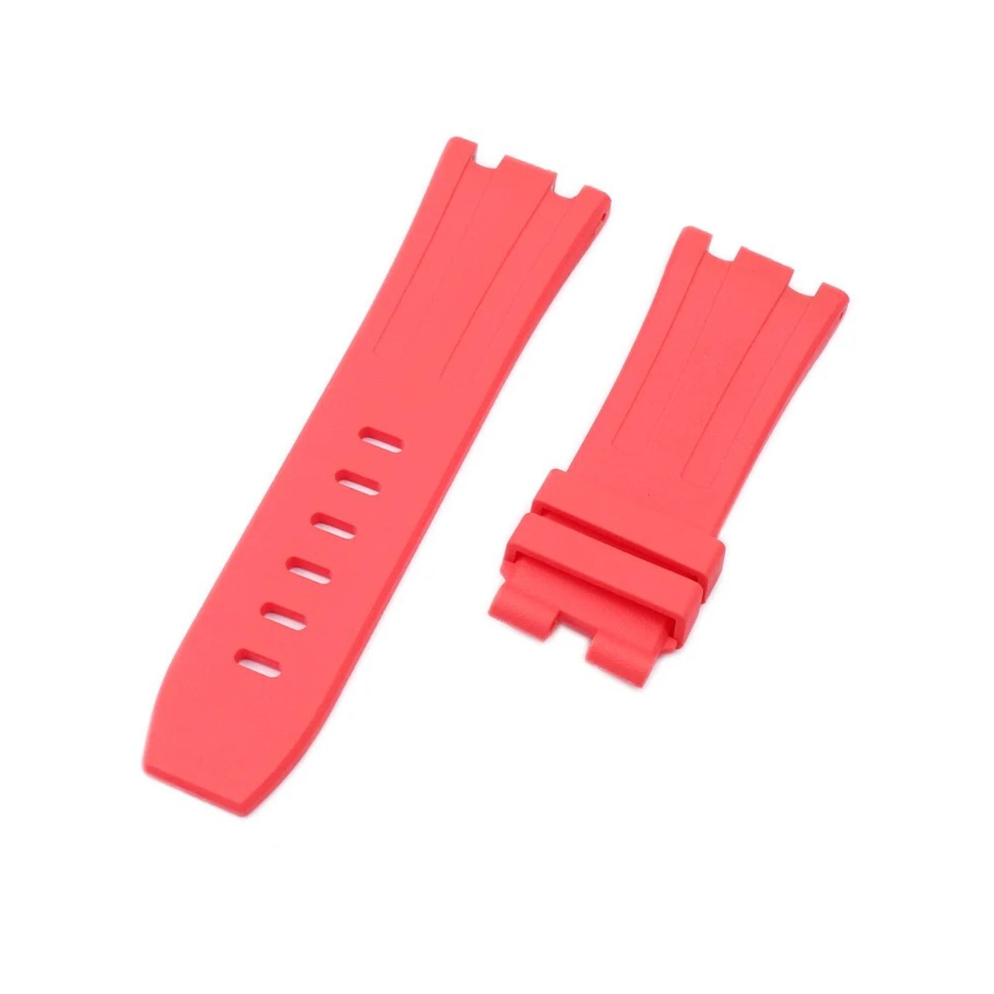 Kautschuk Armband - fur alle AP Offshore 44mm - Rot - Helvetus DE