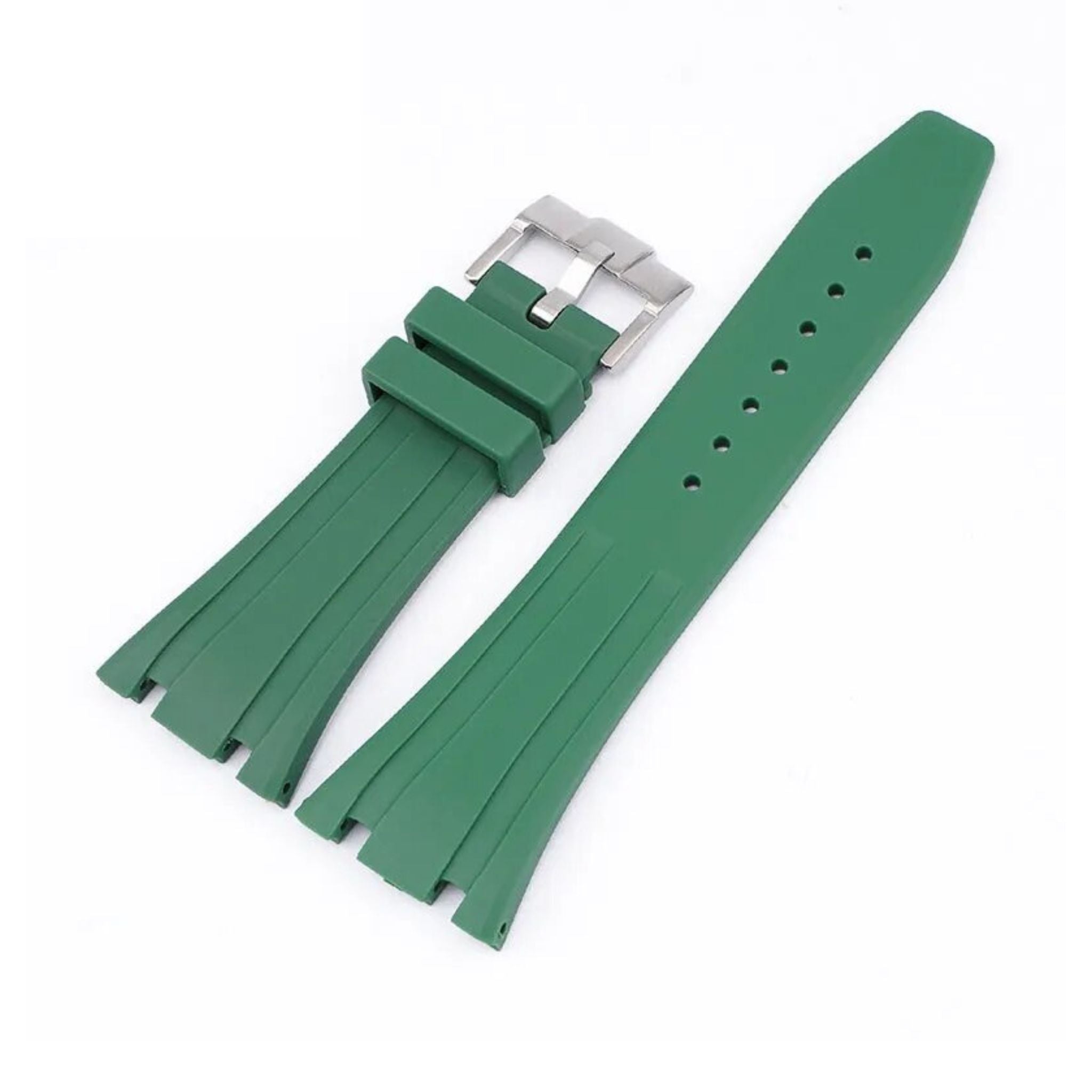 Kautschuk Armband - fur alle AP Royal Oak 41mm - Grün - Helvetus DE