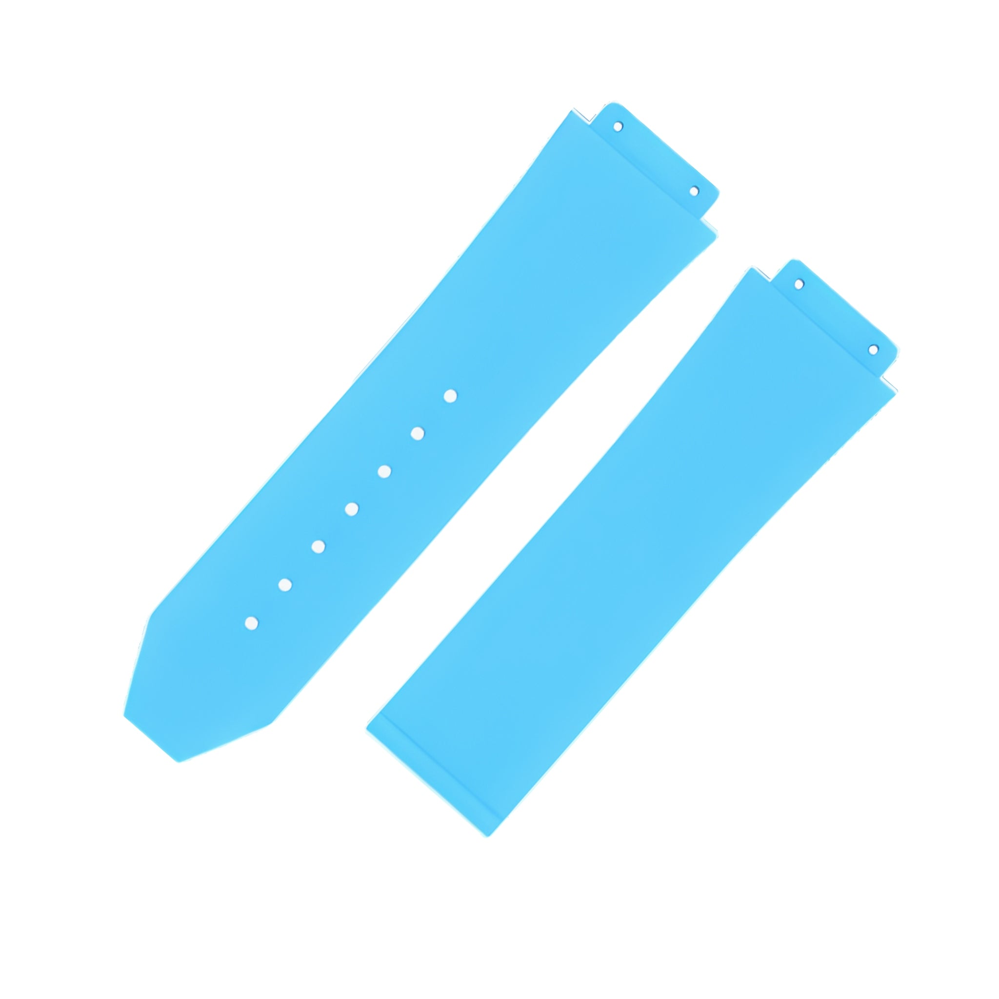 Kautschuk Armband – Für Hublot Big Bang 44mm – Hell Blau - Helvetus DE