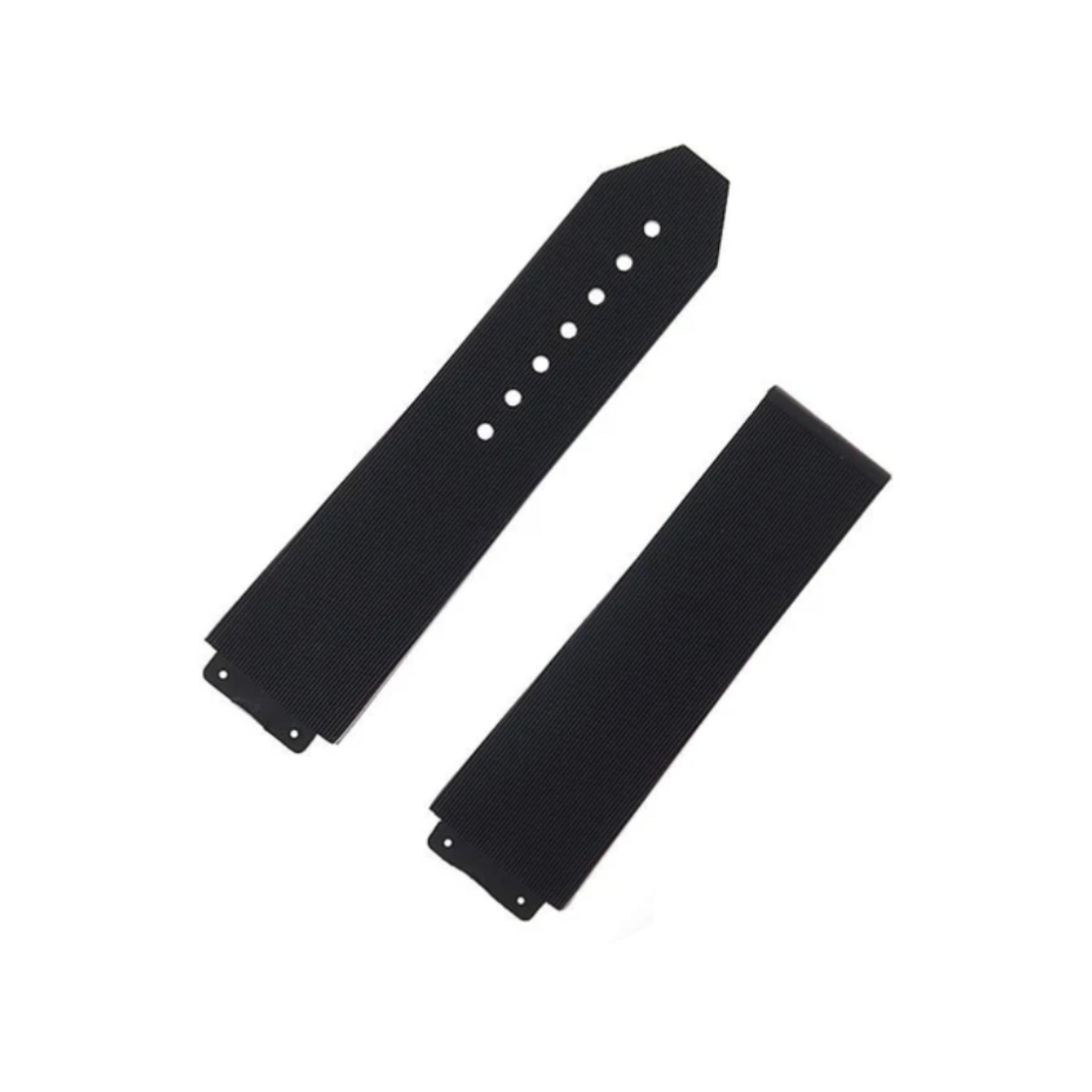 Kautschuk Armband – Für Hublot Classic Fusion – Schwarz - Helvetus DE
