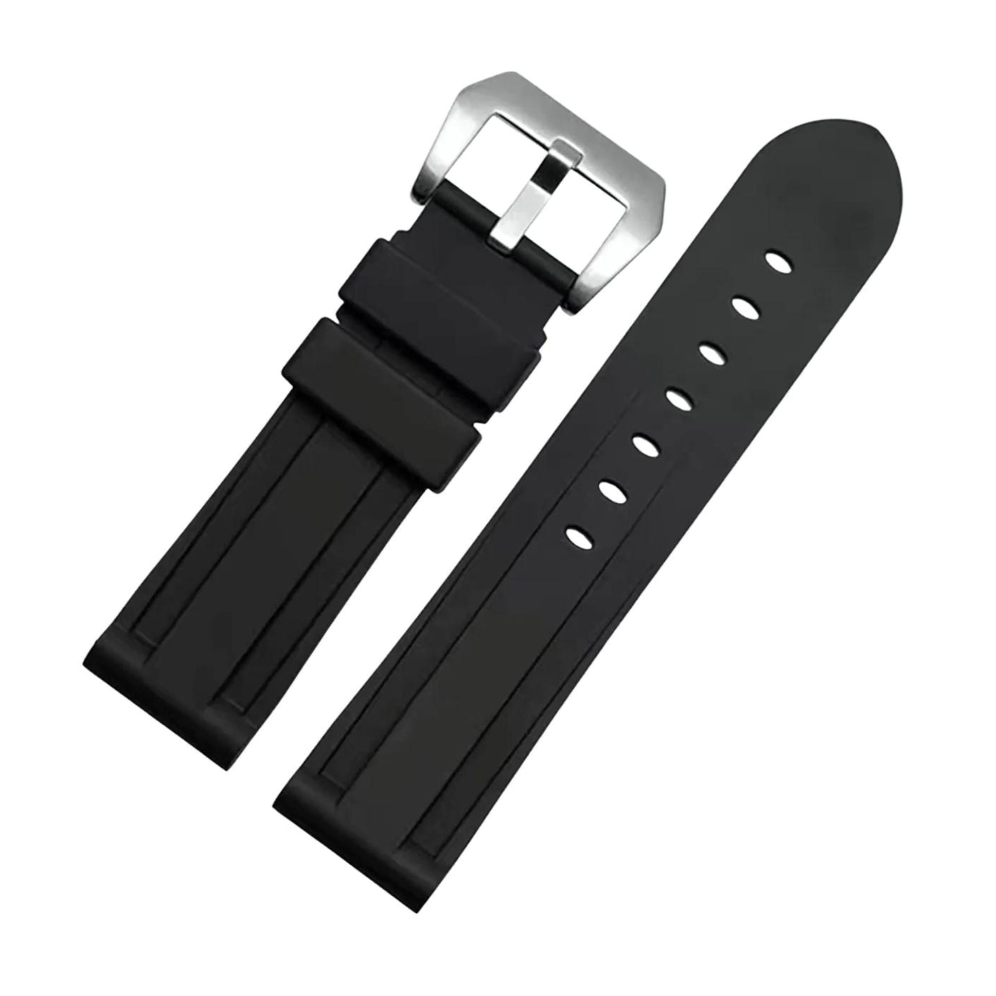 Kautschukarmband – Für Panerai – Schwarz - Helvetus DE