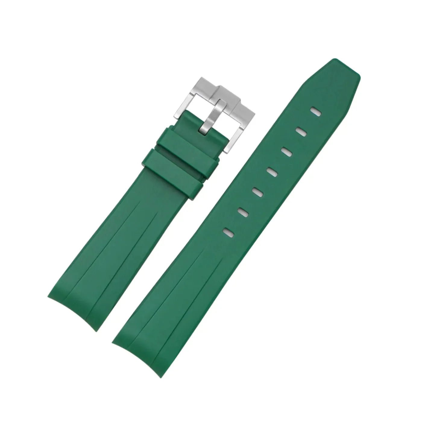 Kautschukarmband – für Rolex Submariner – Grün - Helvetus DE