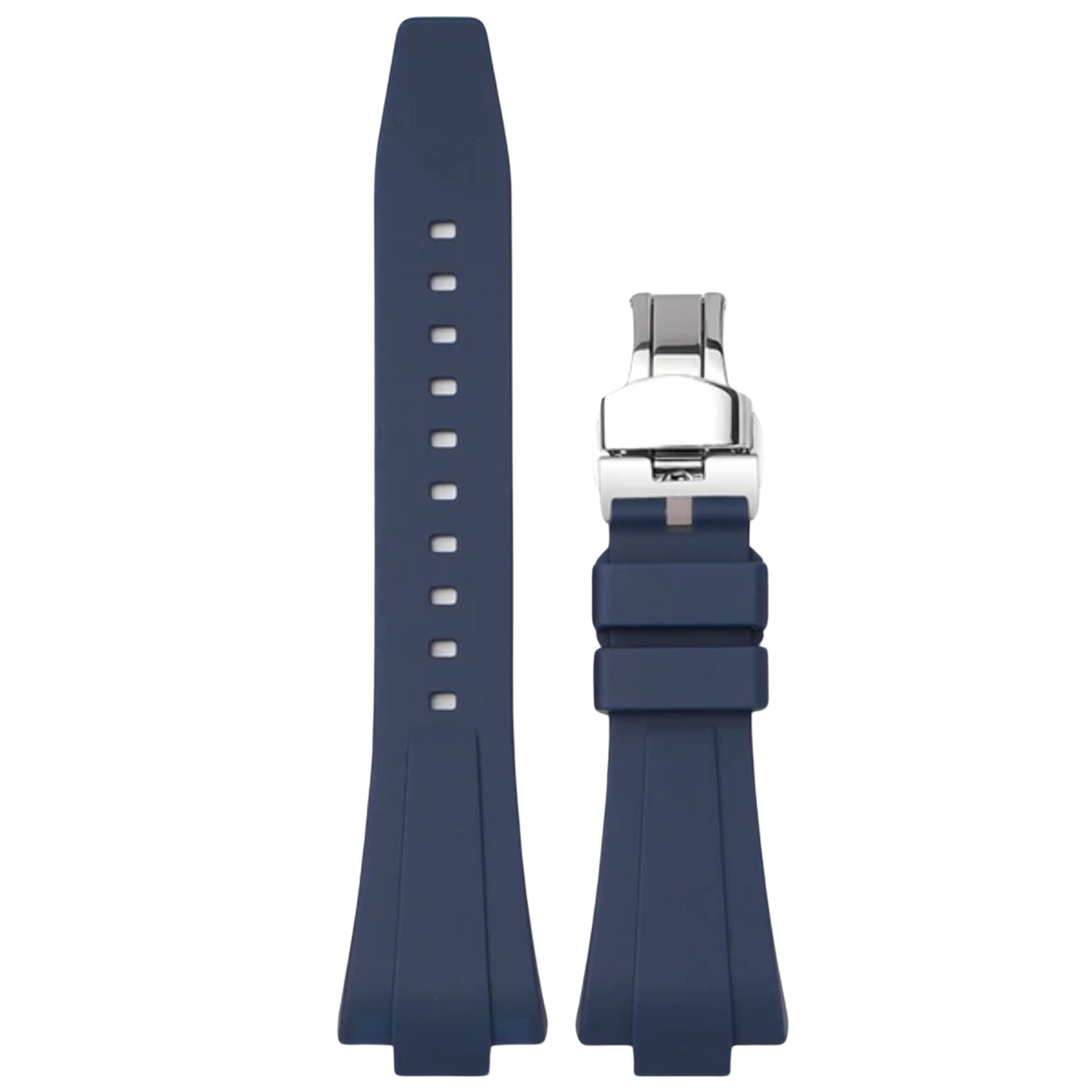 Kautschukarmband – Für Tissot PRX – Dunkel Blau - Helvetus DE