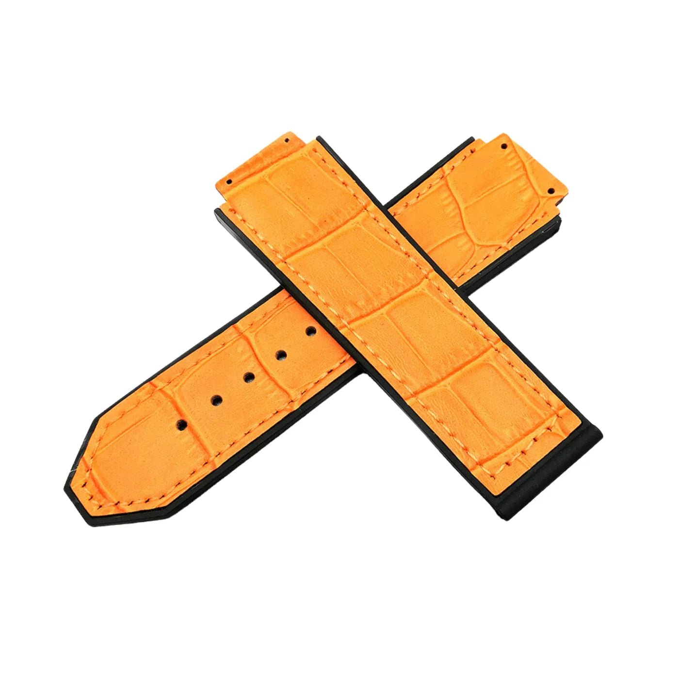 Leder Armband - Für Hublot Big Bang 44mm - Orange - Helvetus DE