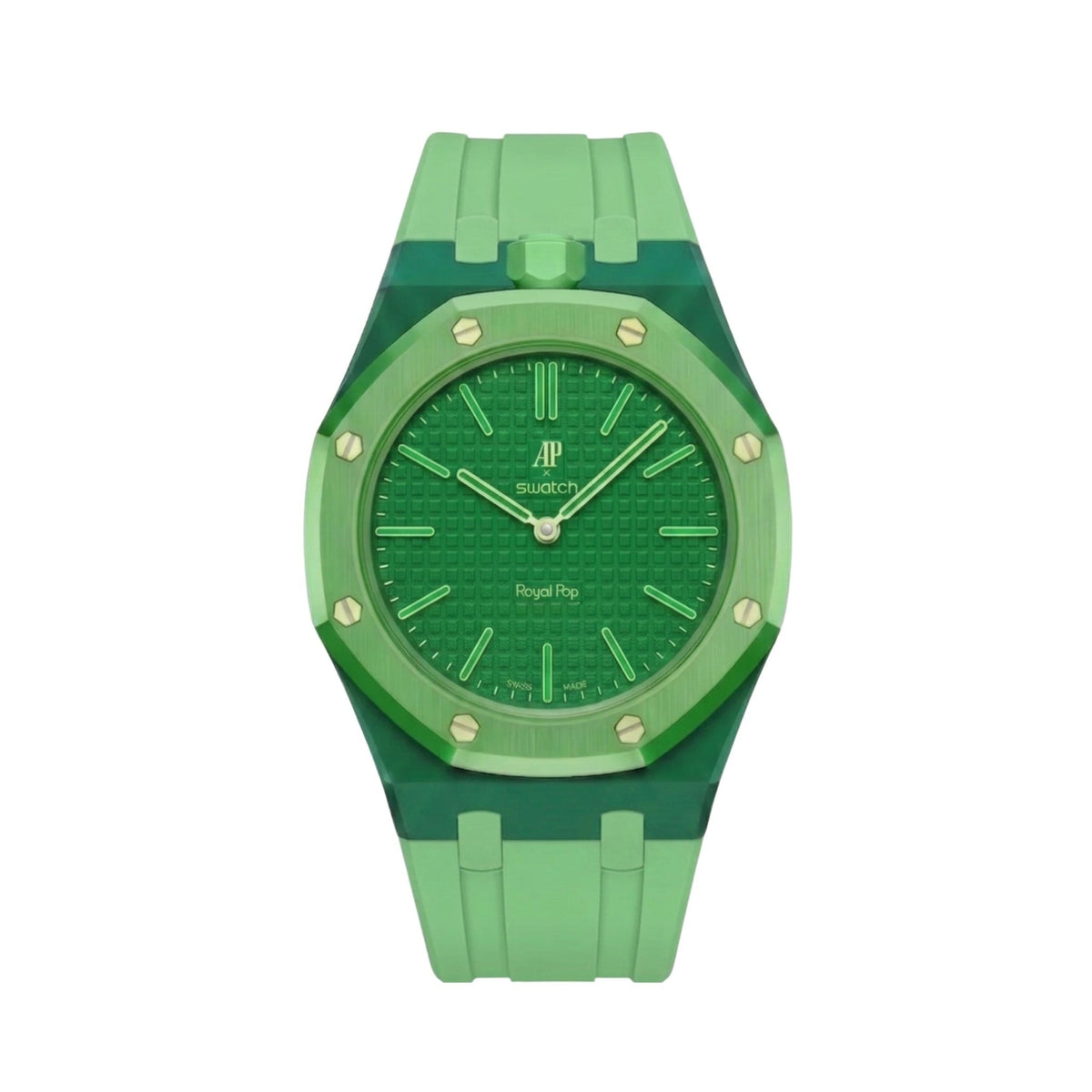 Royal Pop Armband & Gehäuse — Für Green Eight (Lépine, Krone bei 12 Uhr) - Helvetus