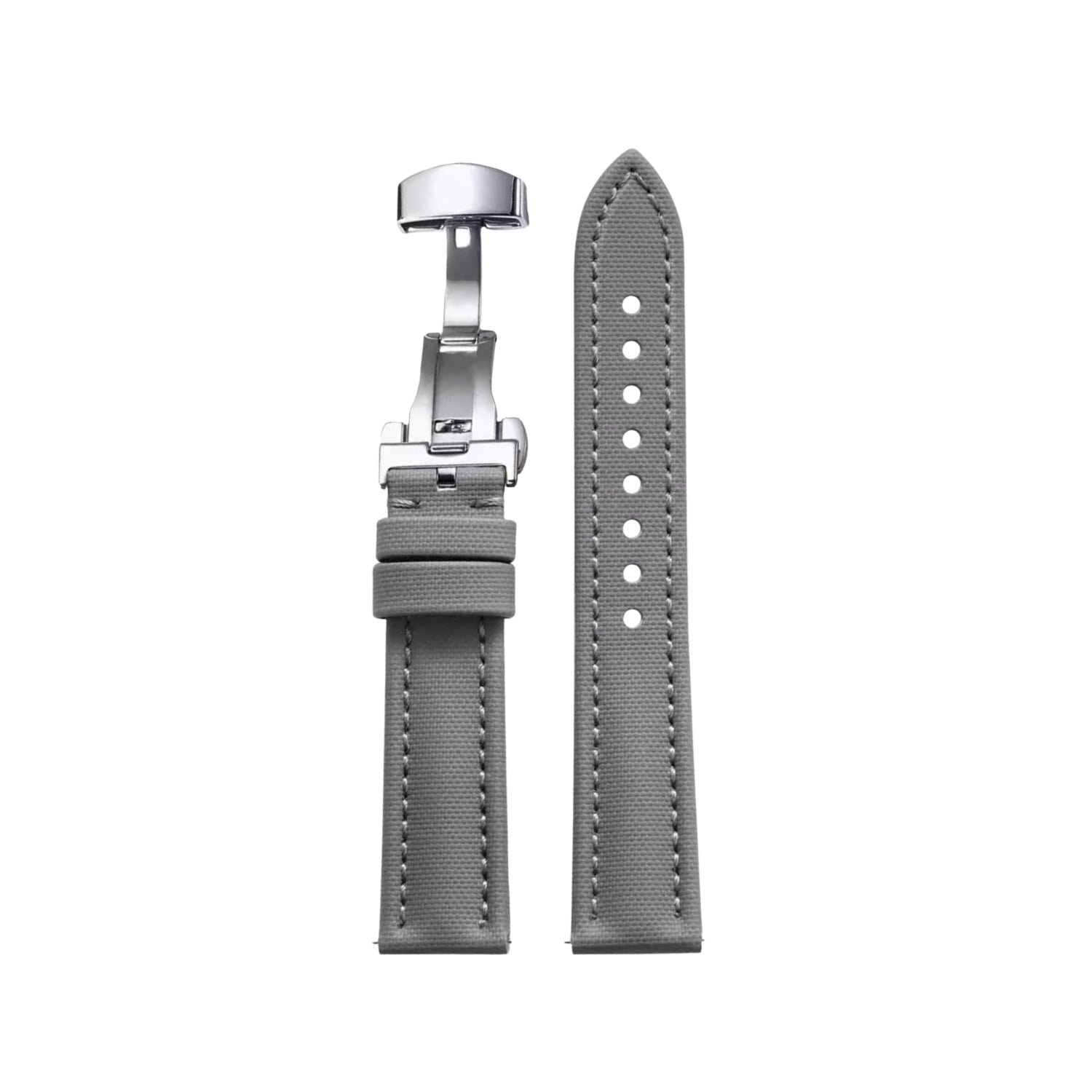 Sailcloth FKM Kautschuk Armband – Grau – MarinerTex™ von Helvetus® - Helvetus DE