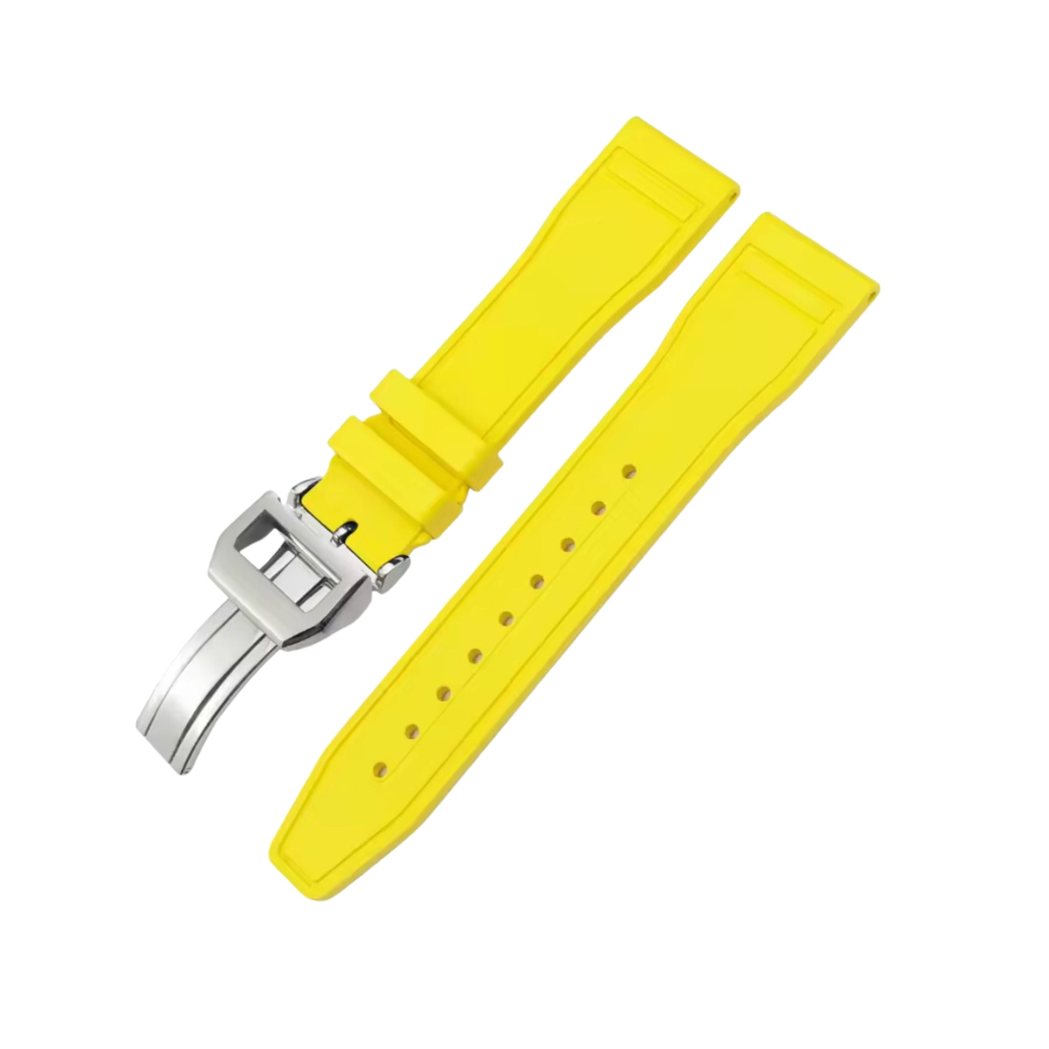 FKM Kautschukarmband – Für IWC Portugieser/Aquatimer/Alle Pilot Modelle/Portugieser/Portofino – Gelb - Helvetus DE