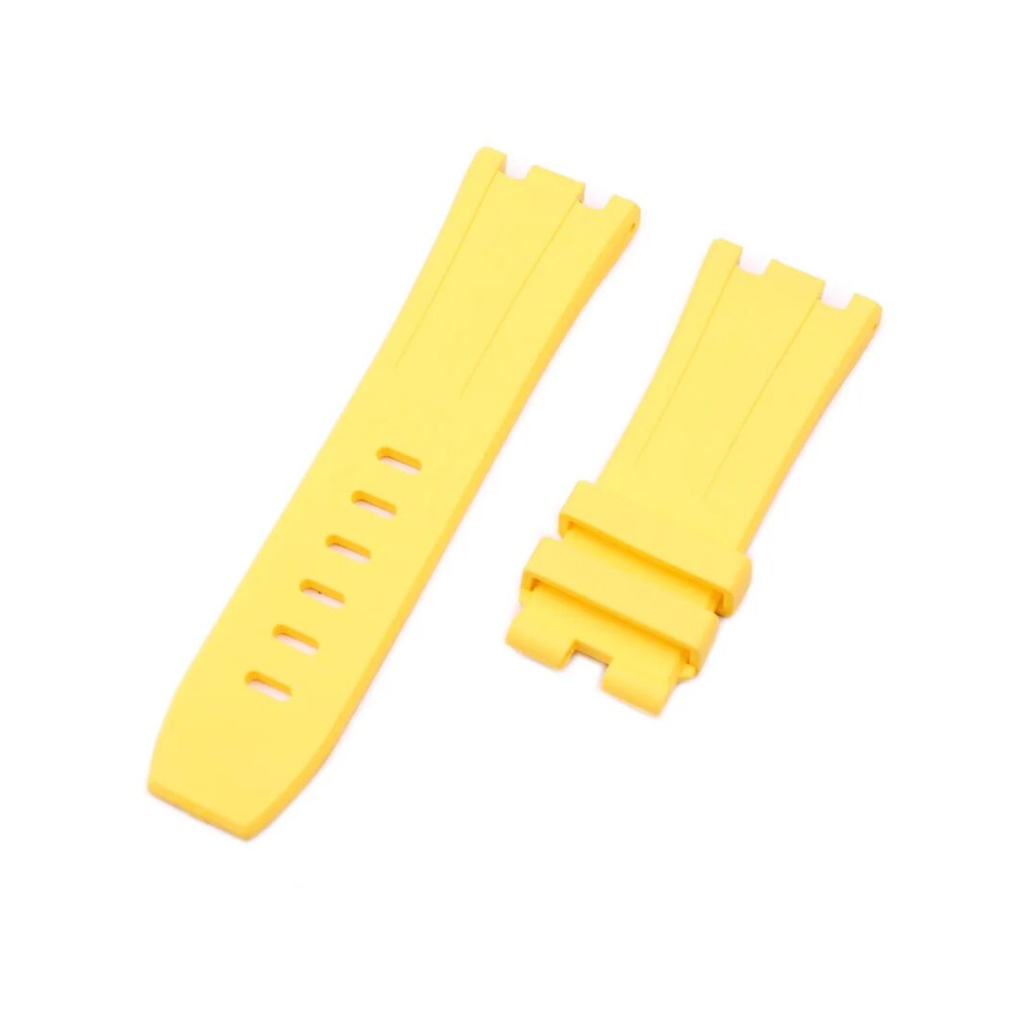 Kautschuk Armband - fur alle AP Offshore 42mm - Gelb - Helvetus DE