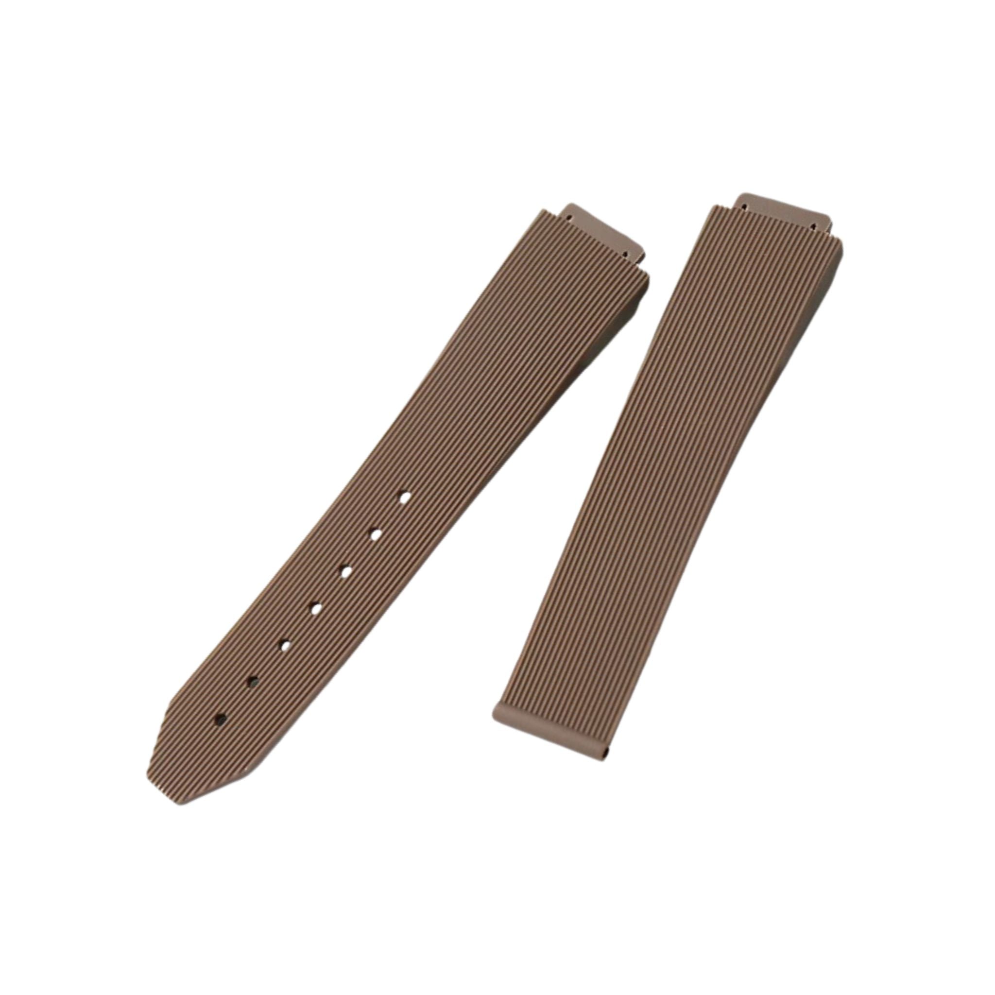 Kautschuk Armband – Für Hublot Damen Modell – Braun - Helvetus DE
