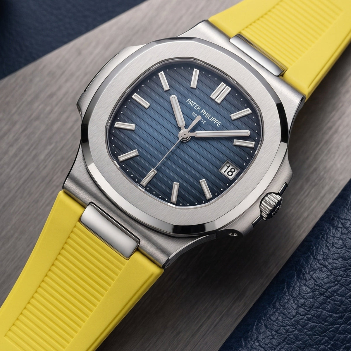 Kautschukarmband – Für Patek Philippe Nautilus – Gelb - Helvetus