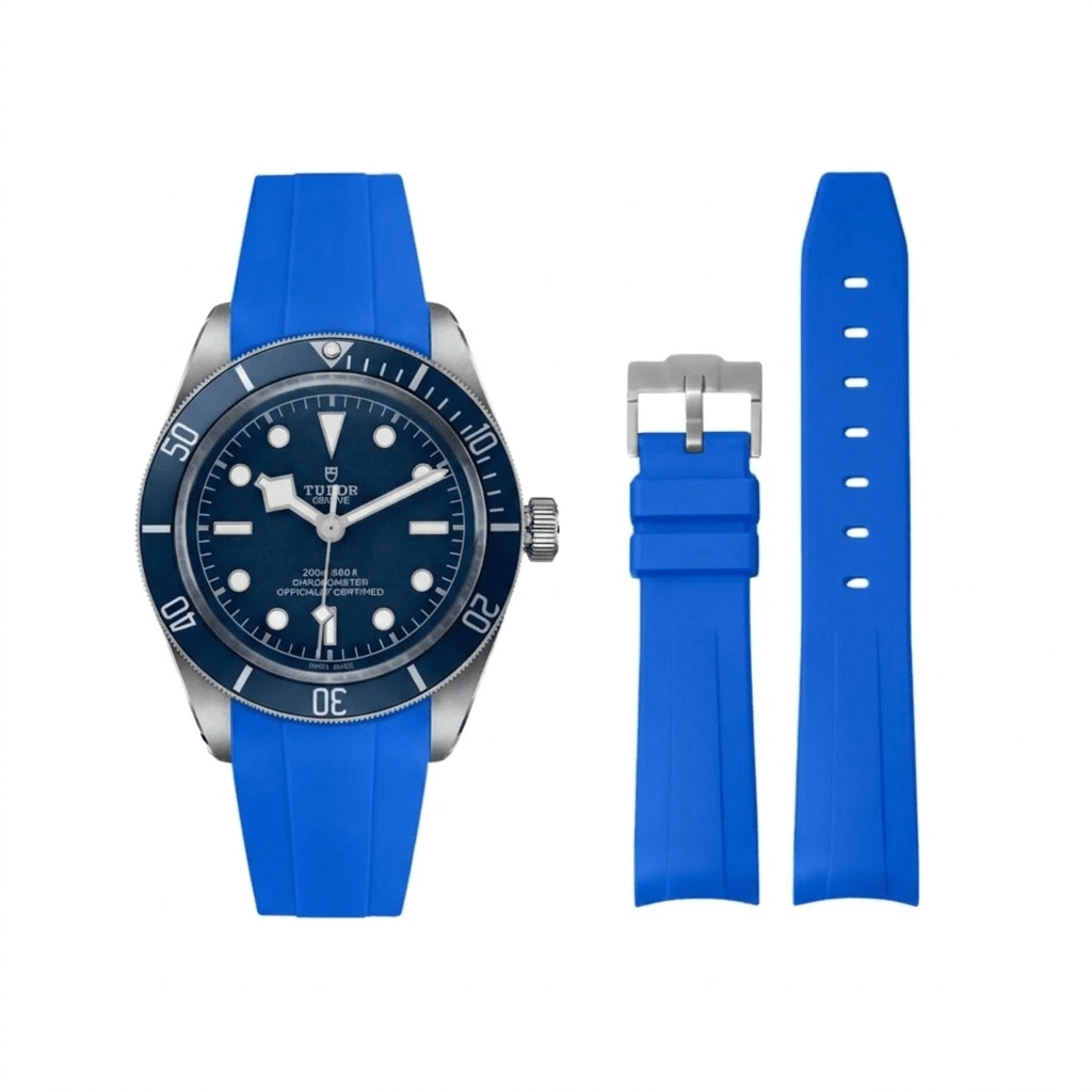 Kautschukarmband - Für alle Tudor Black Bay Modelle - Blau - Helvetus DE