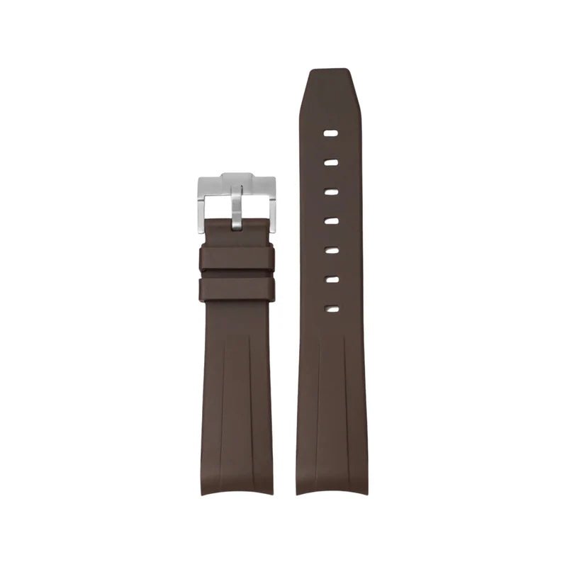 Kautschukarmband für Hamilton Khaki Field - Braun - Helvetus DE