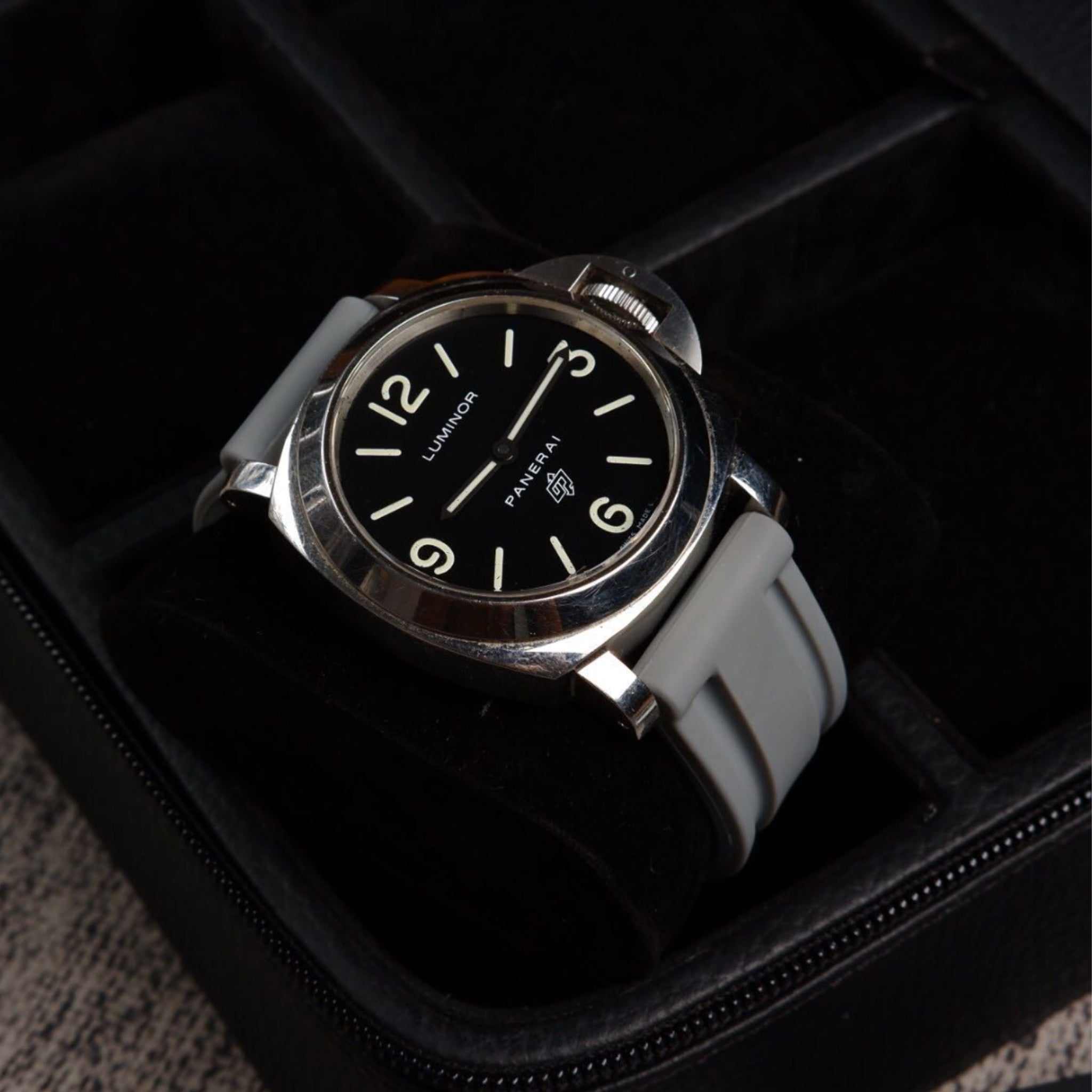 Kautschukarmband – Für Panerai – Grau - Helvetus DE