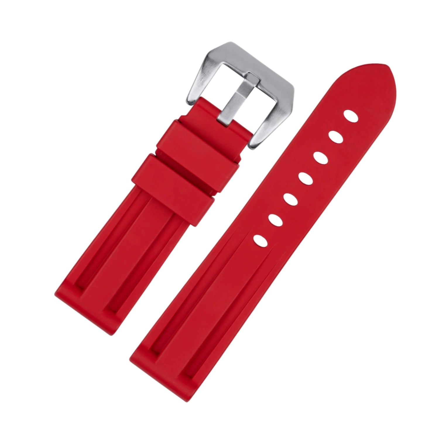 Kautschukarmband – Für Panerai – Rot - Helvetus DE