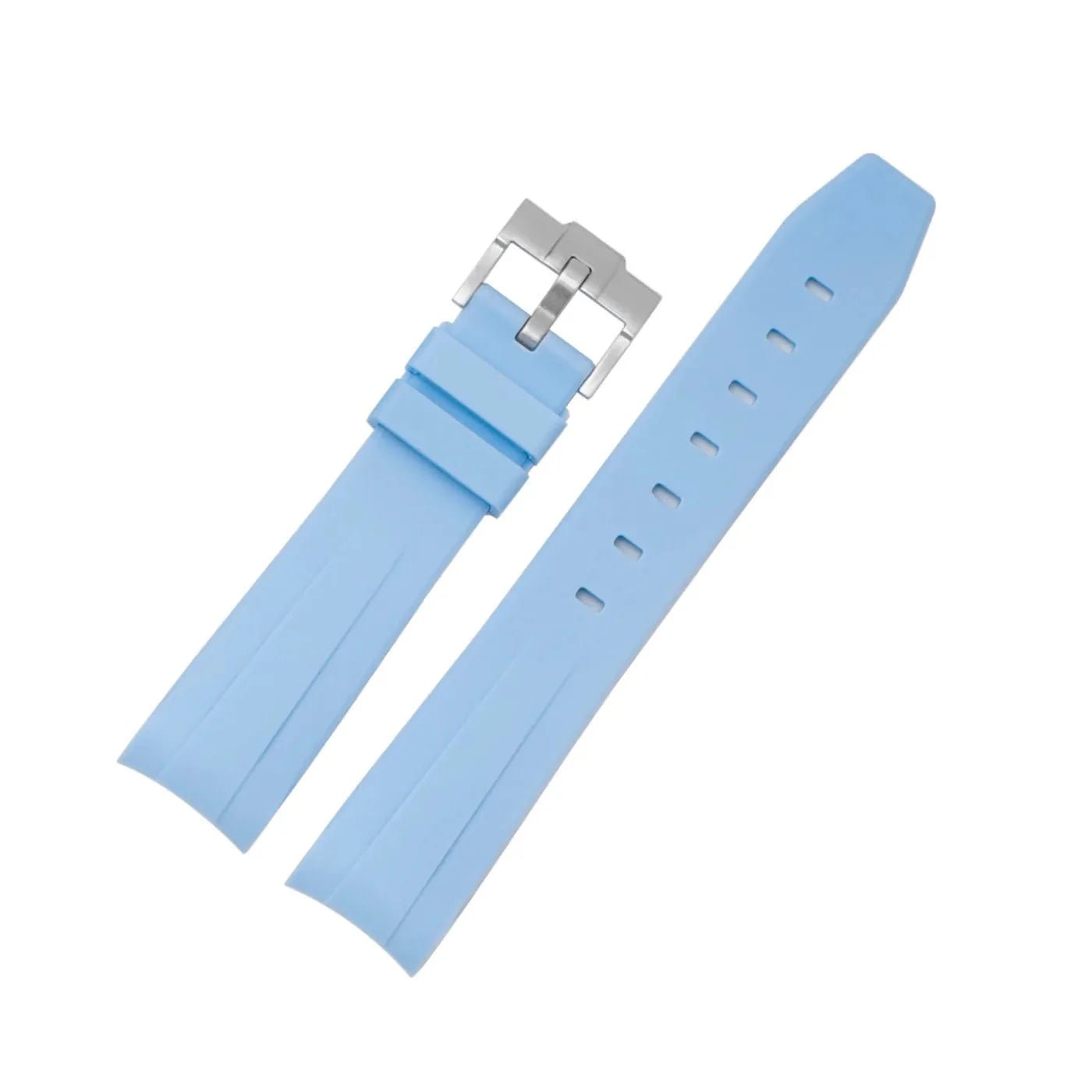 Kautschukarmband für Rolex Sea - Dweller – Baby Blau - Helvetus DE