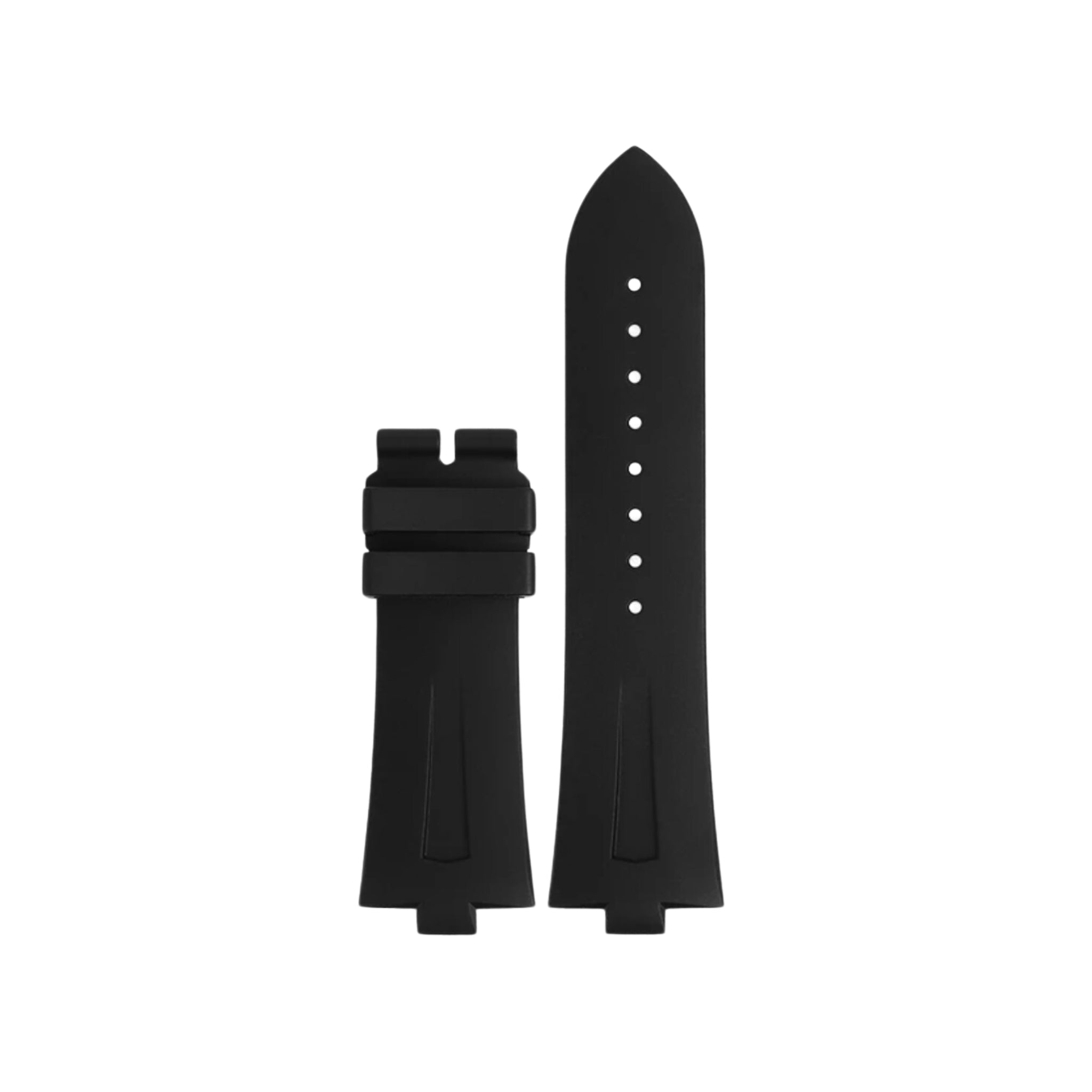 Kautschukarmband – für Vacheron Constantin Overseas 25mm – Schwarz - Helvetus DE