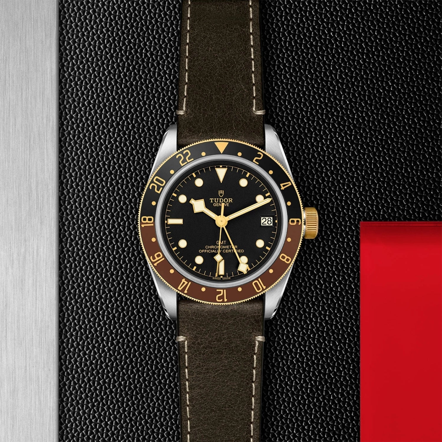 Leder Armband - Für alle Tudor Uhren - Braun - Helvetus DE