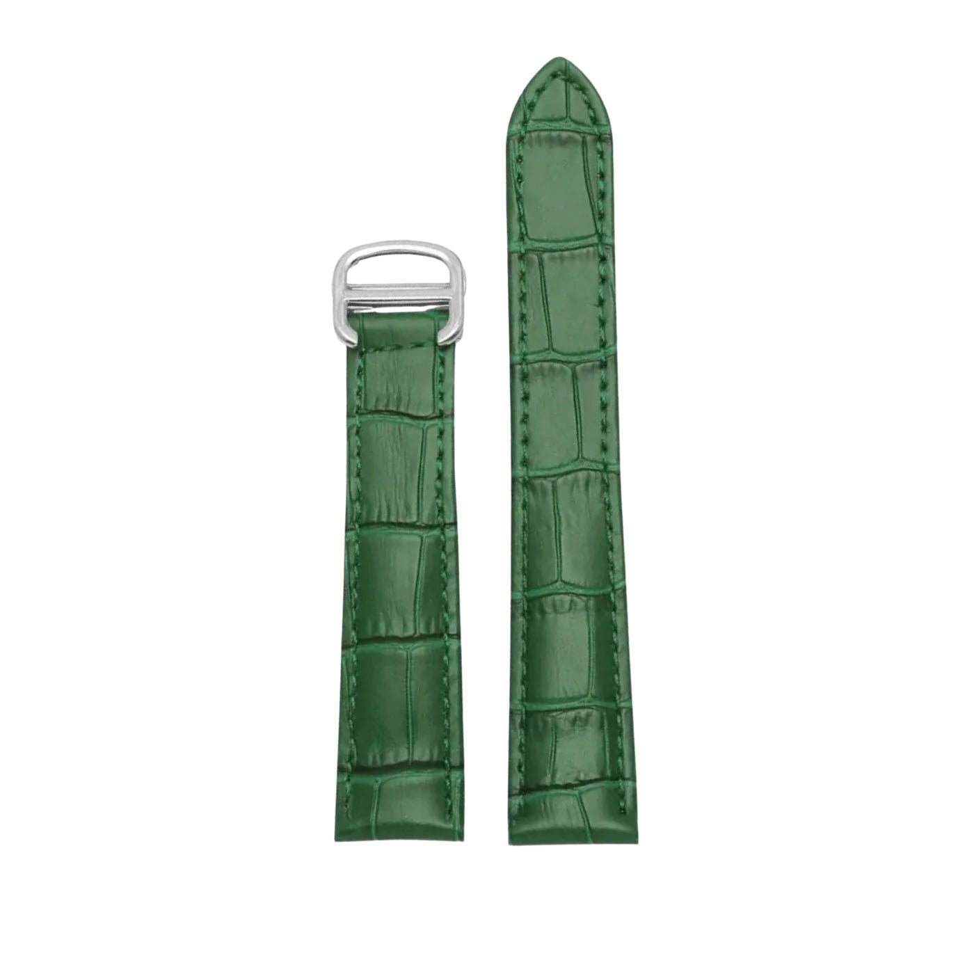 Leder Armband - für Cartier Tank - Grun - Helvetus DE