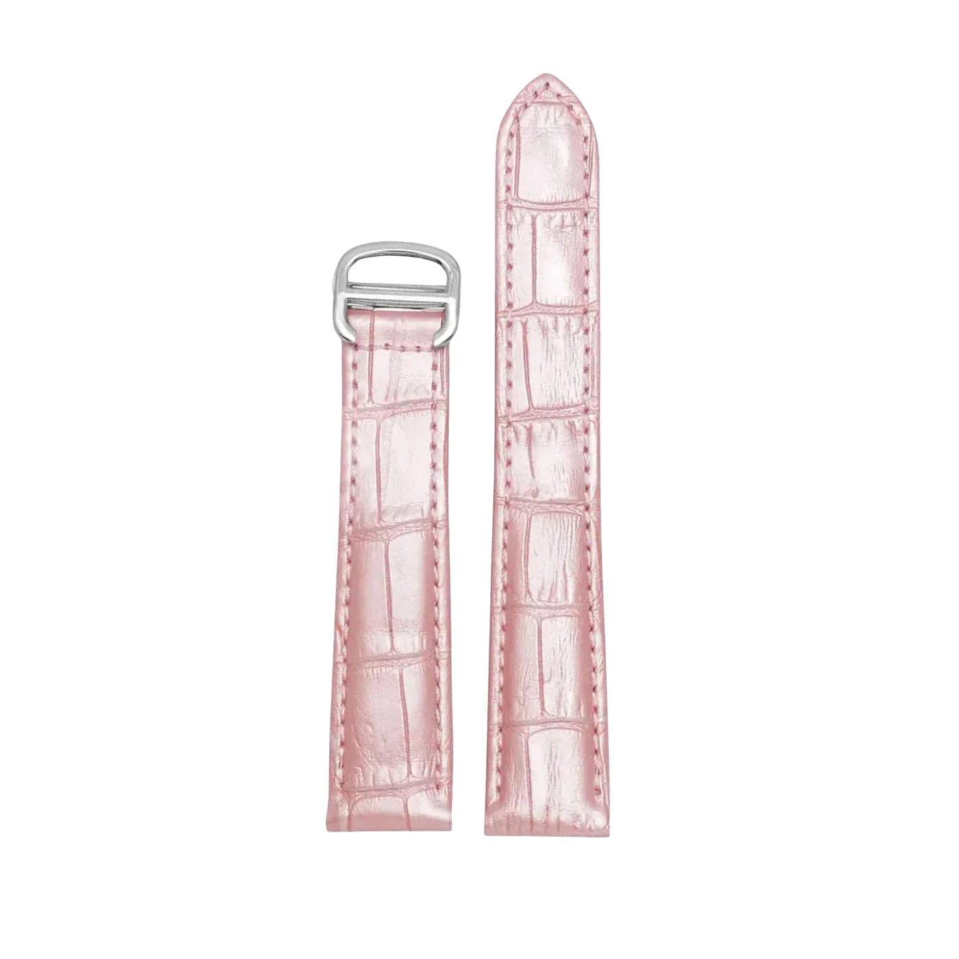 Leder Armband - für Cartier Tank - Pink - Helvetus DE